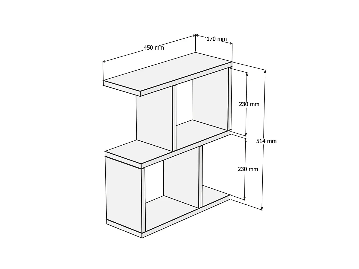 Mesa de apoio L45 cm - ZET
