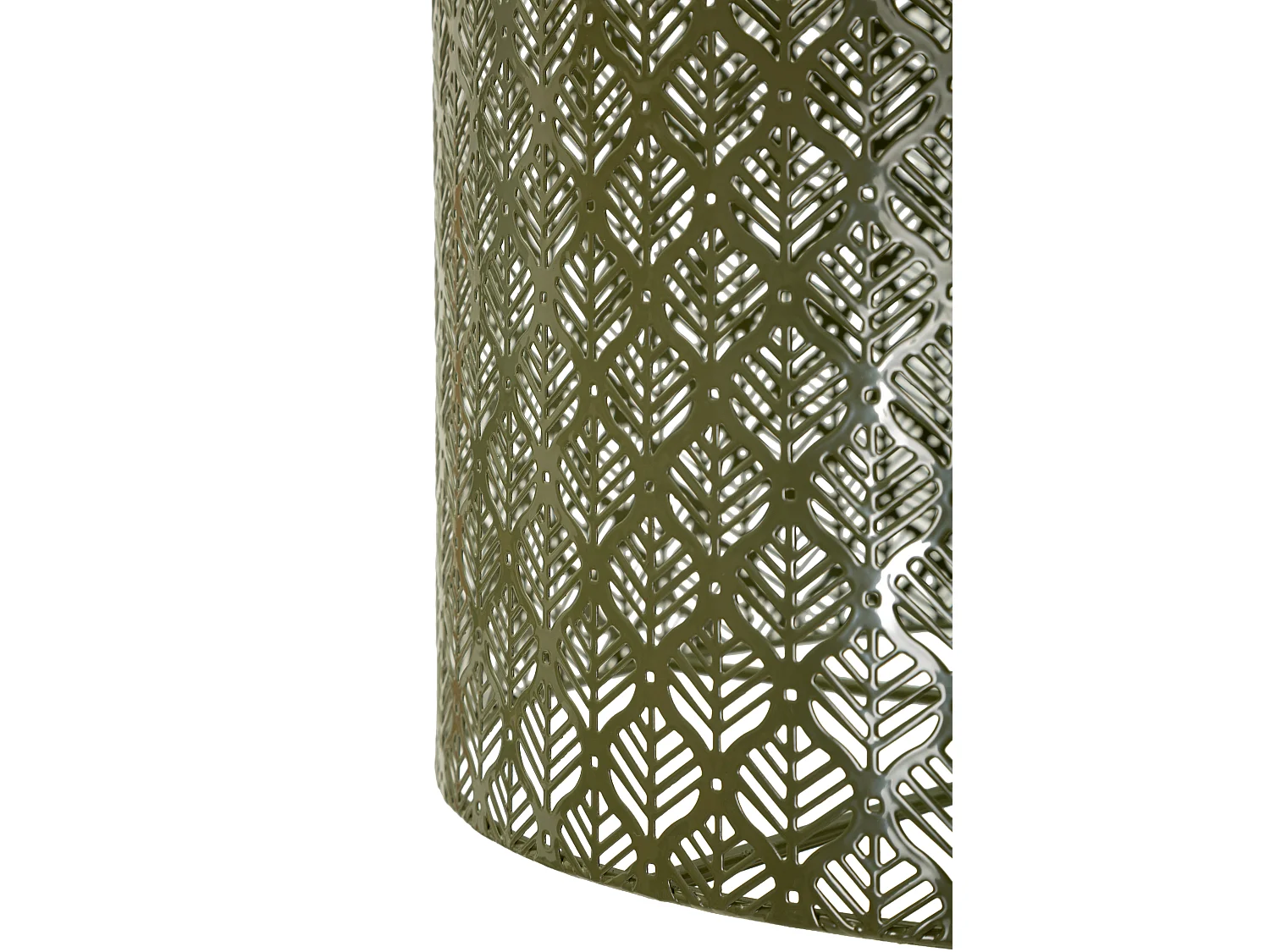 Lampadaire en métal avec abat-jour sculpté, ø 33 x 160 cm