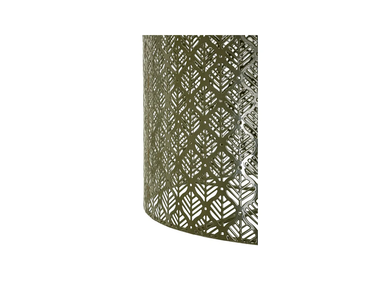 Metalen vloerlamp met gebeeldhouwde lampenkap, ø 33x160 cm