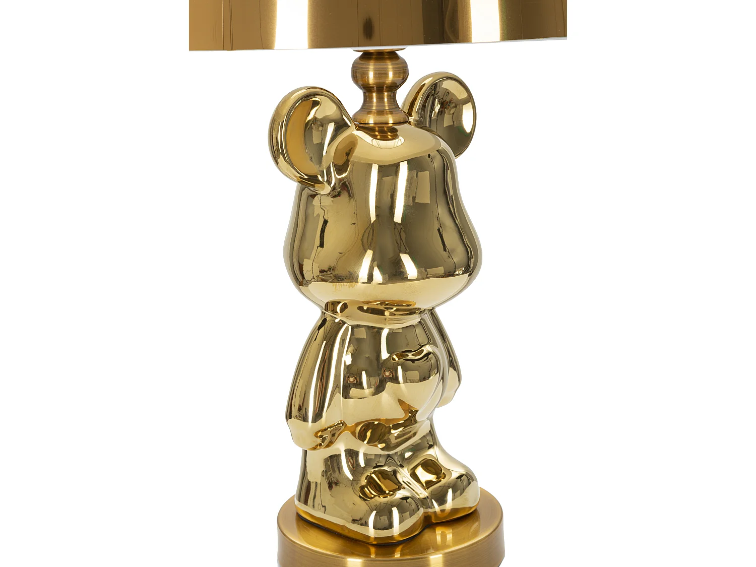 Gouden keramische tafellamp cm ø 30x 54