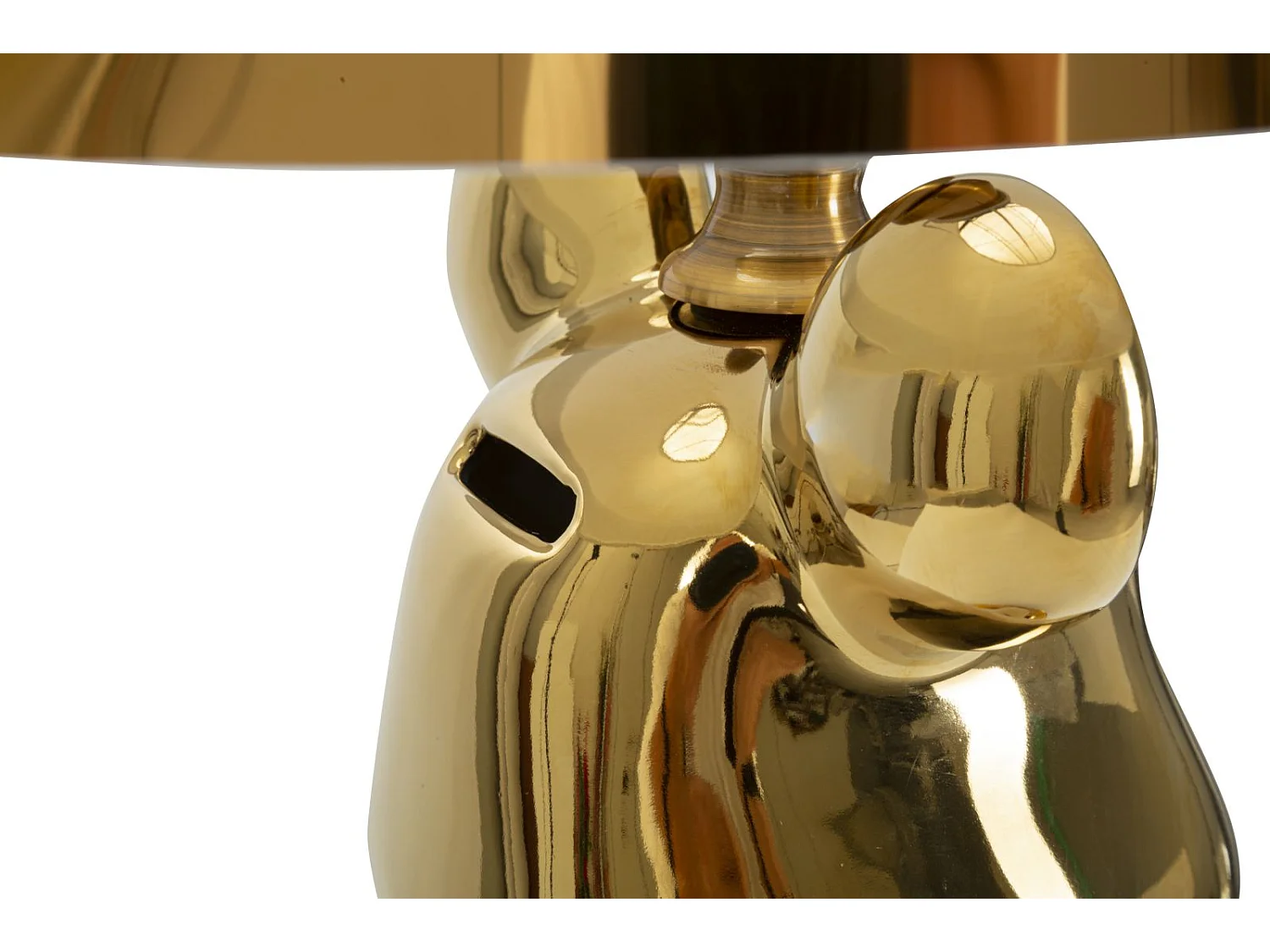 Gouden keramische tafellamp cm ø 30x 54