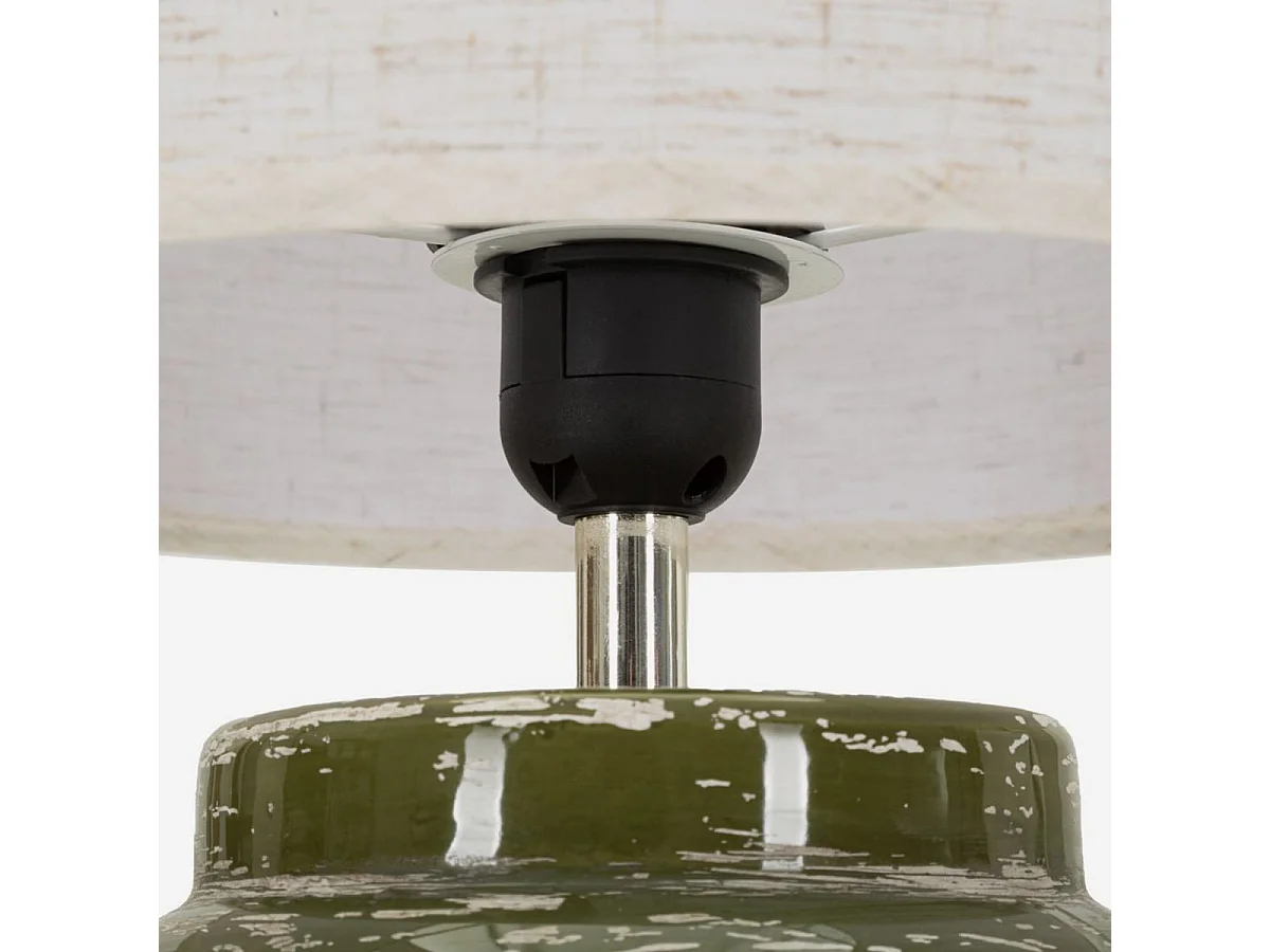 Groene tafellamp in moderne stijl, ø 27x47,5 cm
