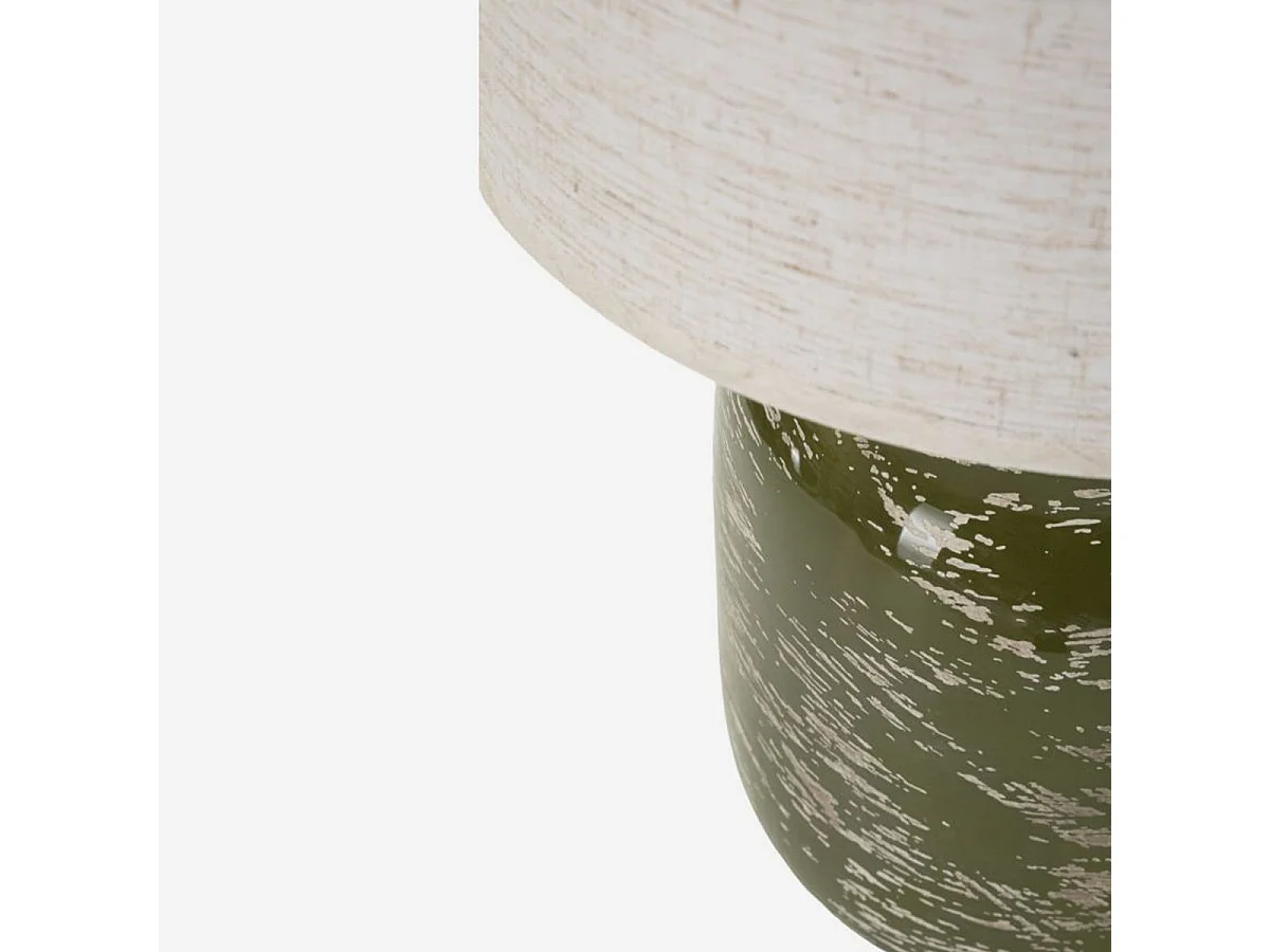 Groene tafellamp in moderne stijl, ø 27x47,5 cm