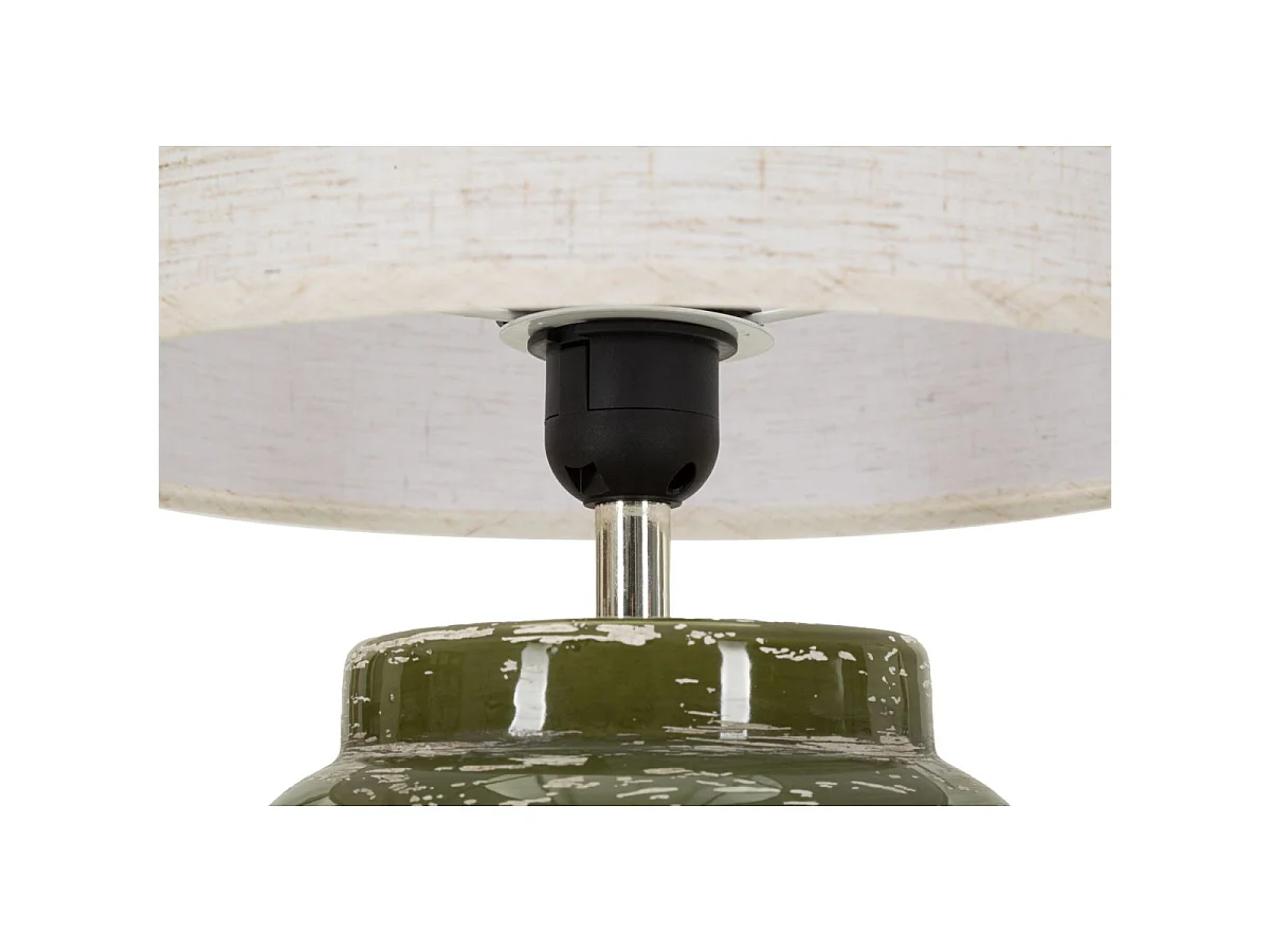 Lampe à Poser en Céramique "Siena" 47cm Vert