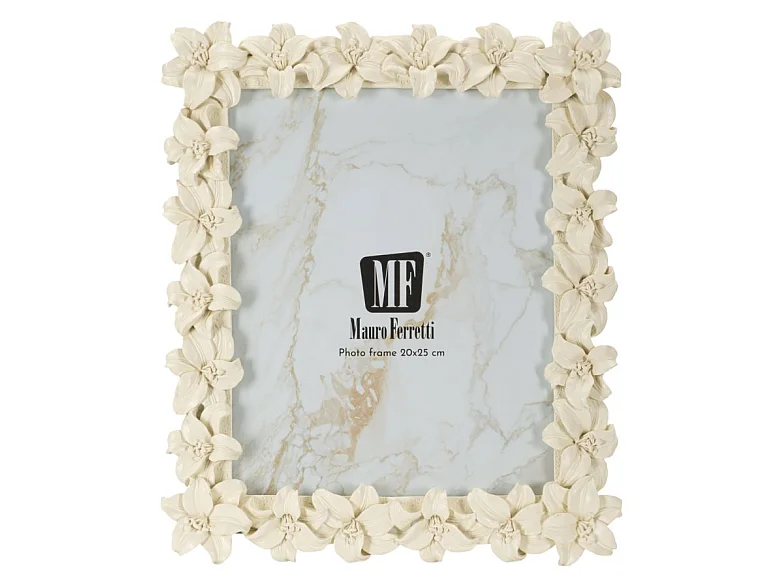 Cornice floreale romantica cm 27,5x2,3x32,5(misura interna cm 20x25)