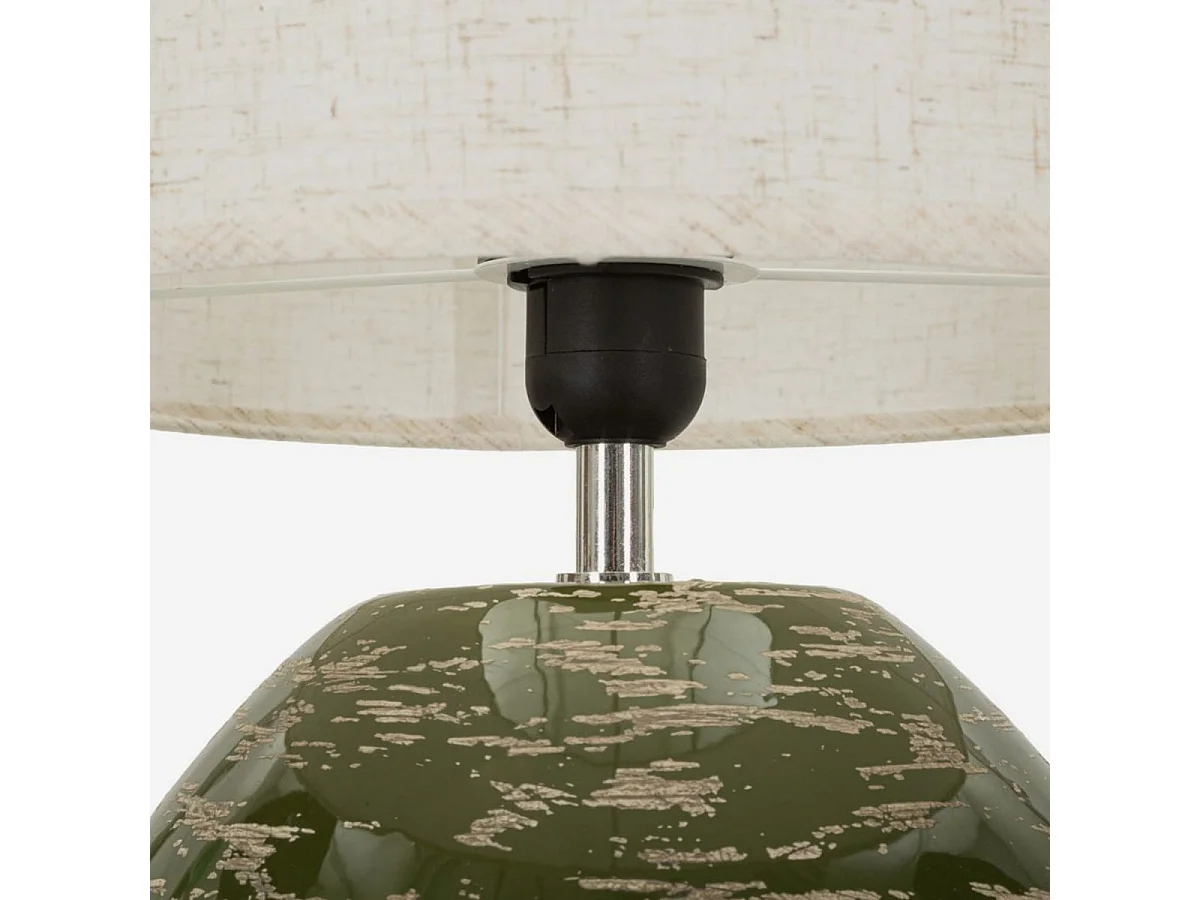 Groene tafellamp in moderne stijl, 30x49 cm