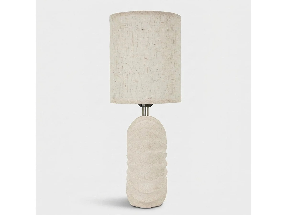 Lampe de table en céramique et polyester Sea Star Poise S