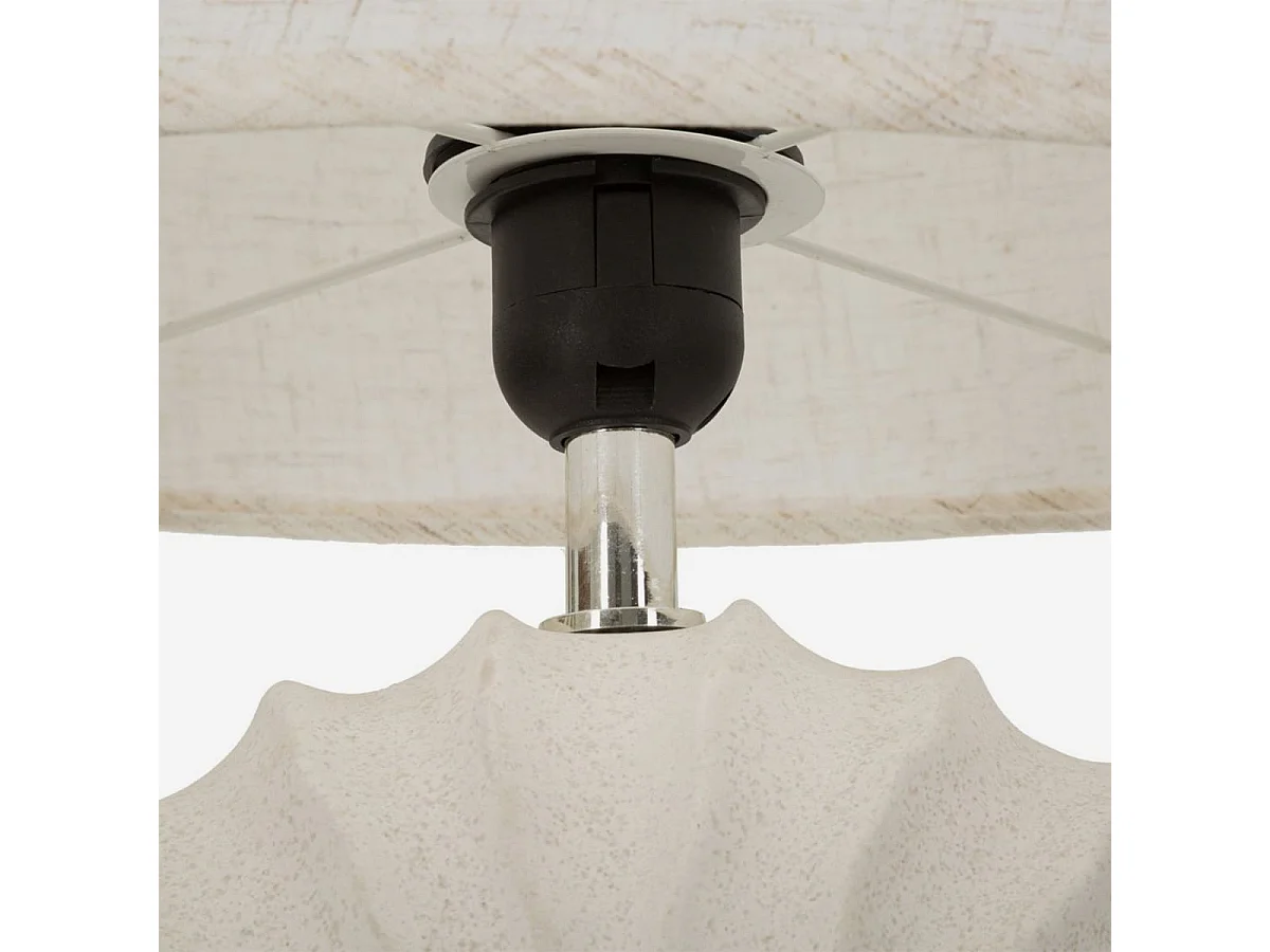 Lampe de table en céramique et polyester Sea Star Poise S
