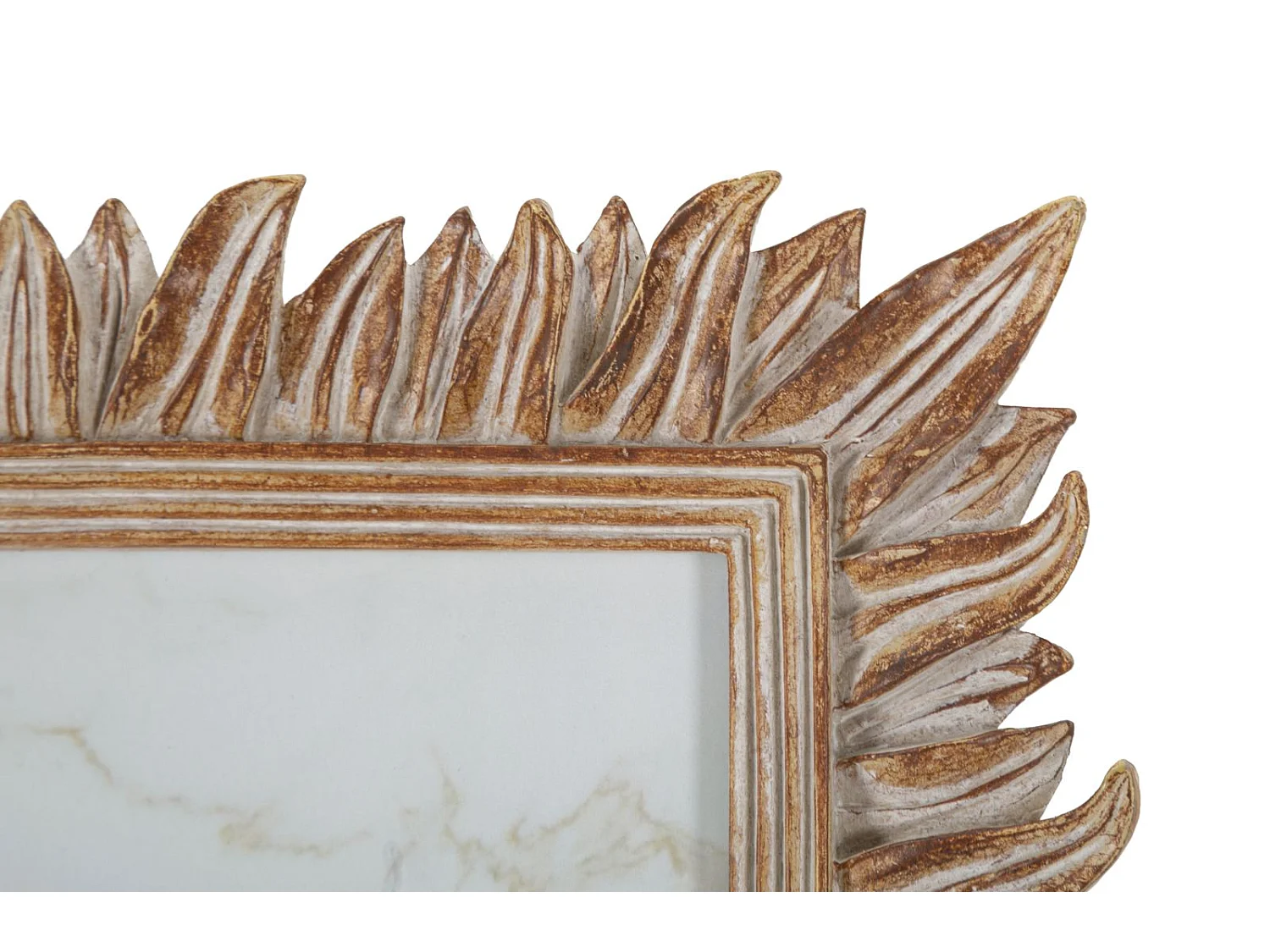 Cornice con piume bohémien cm 22,2x2,5x27 (misura interna cm 15x20)
