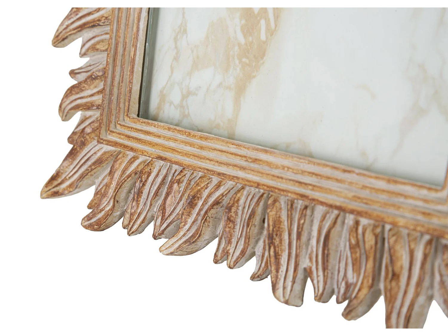Cornice con piume bohémien cm 22,2x2,5x27 (misura interna cm 15x20)
