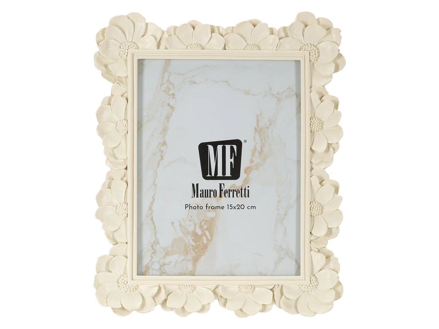 Cornice floreale shabby chic cm 21,5x2,2x27,2.