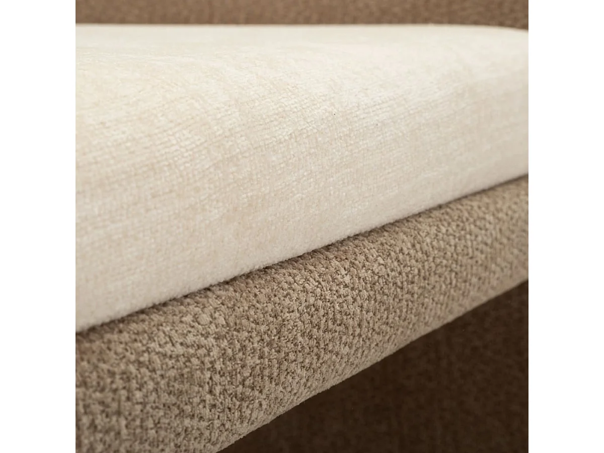 Banc rembourré style nordique pour chambre Vipe Poised Elegance