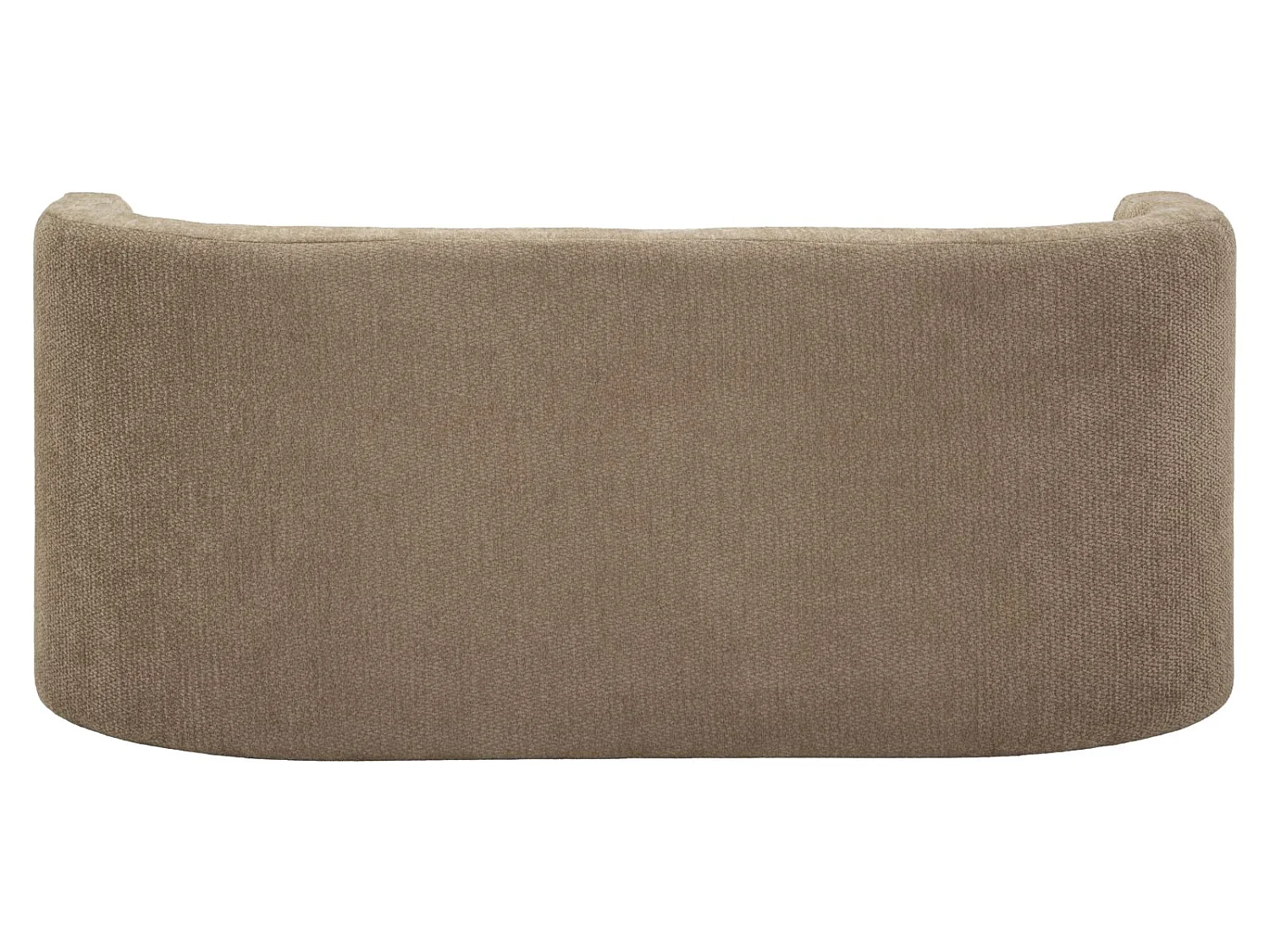 Banc Design Arrondi "Fjord" 124cm Marron & Beige