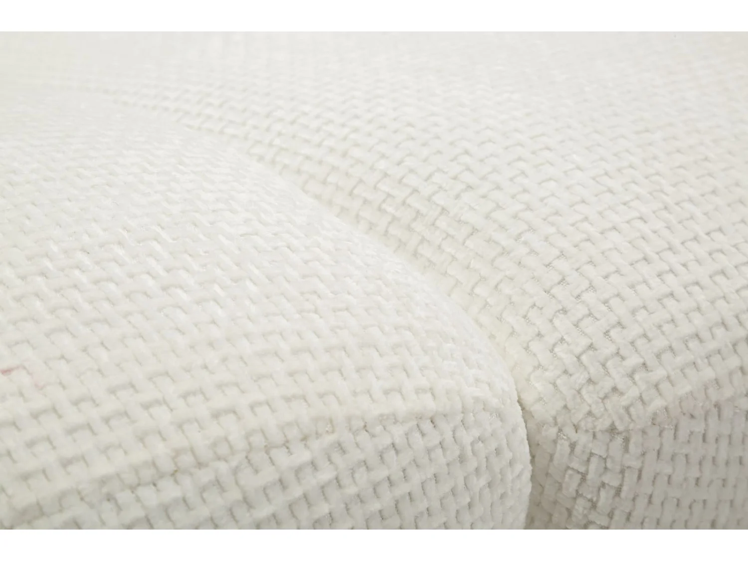 Witte draaibare fauteuil in retrostijl, 86x77x92 cm