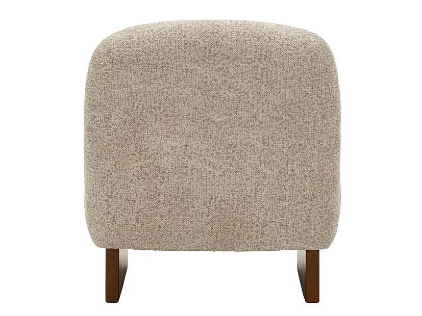 Fauteuil in Japanse stijl in boucléstof 69x72x75 cm