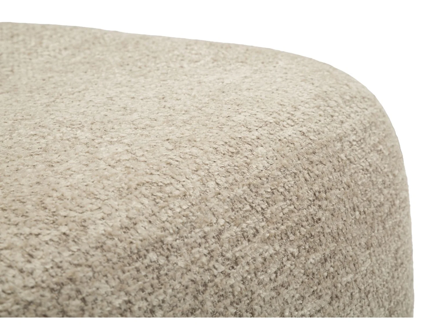 Fauteuil in Japanse stijl in boucléstof 69x72x75 cm