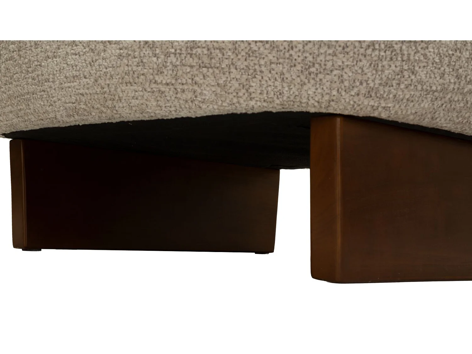 Fauteuil in Japanse stijl in boucléstof 69x72x75 cm
