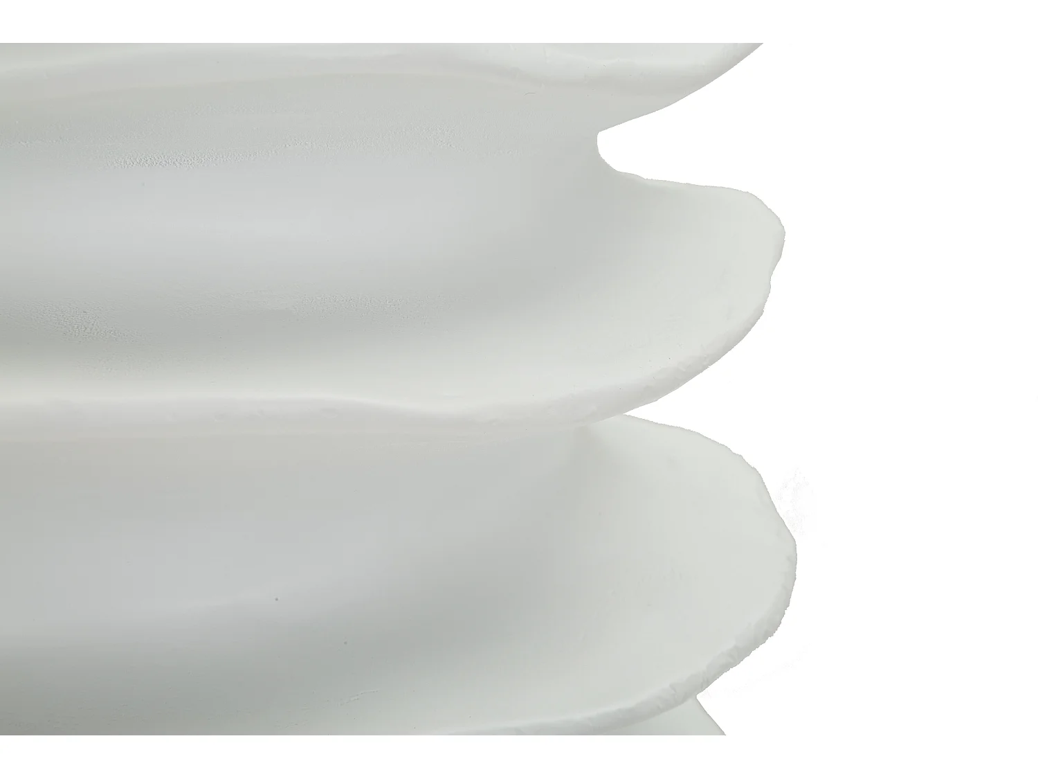Vase moderne à motif de bande ondulée, ø 29 x 49 cm