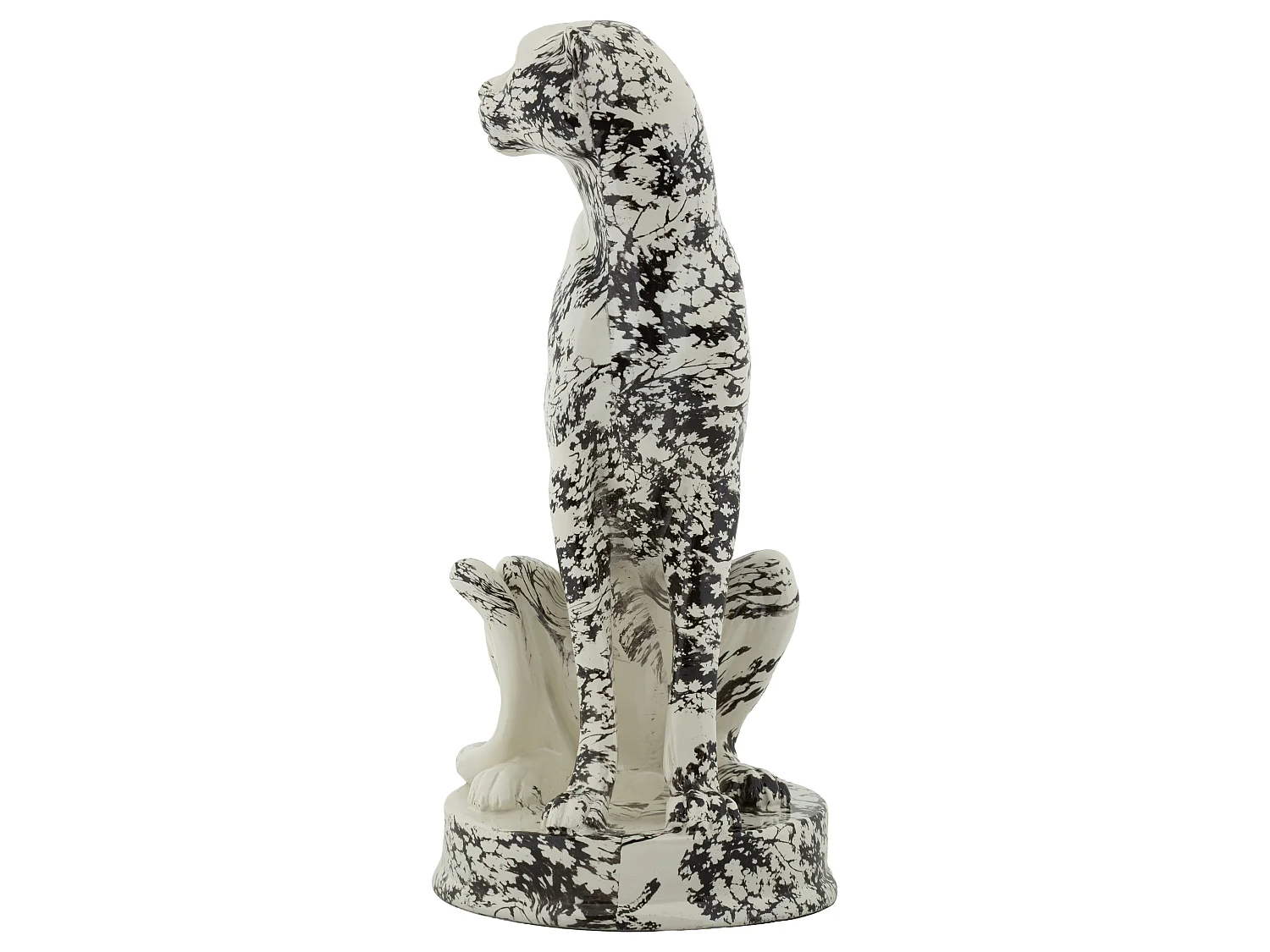 Oriëntaalse luipaardsculptuur 25x20x42 cm