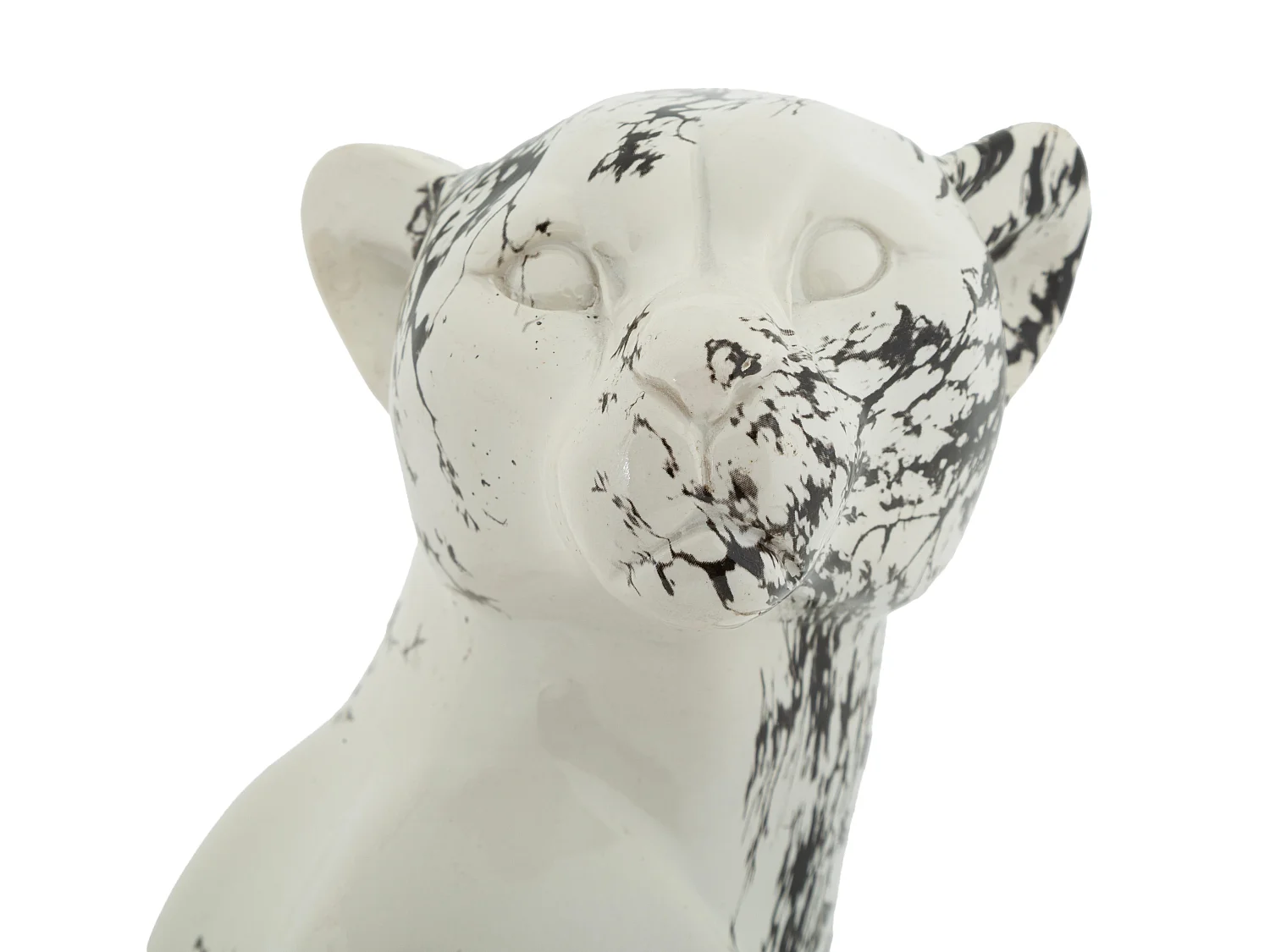Oriëntaalse luipaardsculptuur 25x20x42 cm