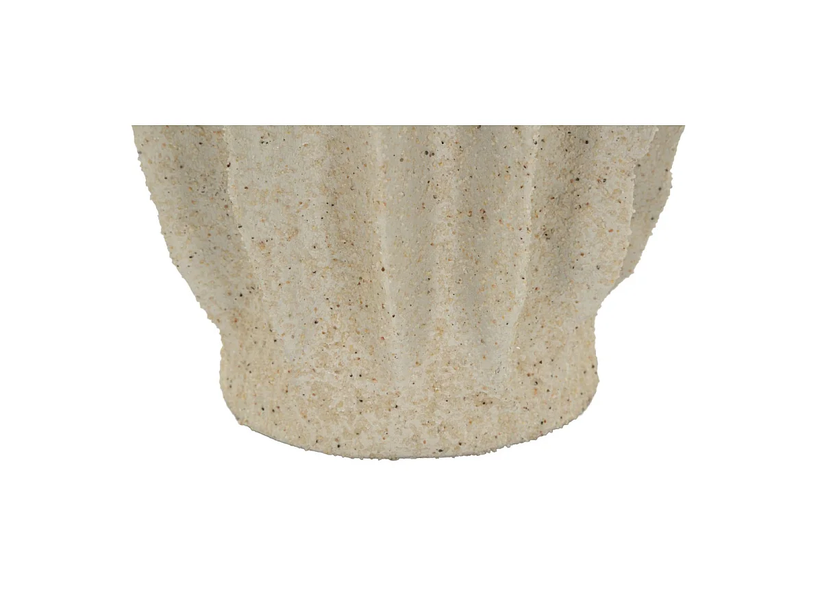 Vase Déco en Résine "Nara" 44cm Sable