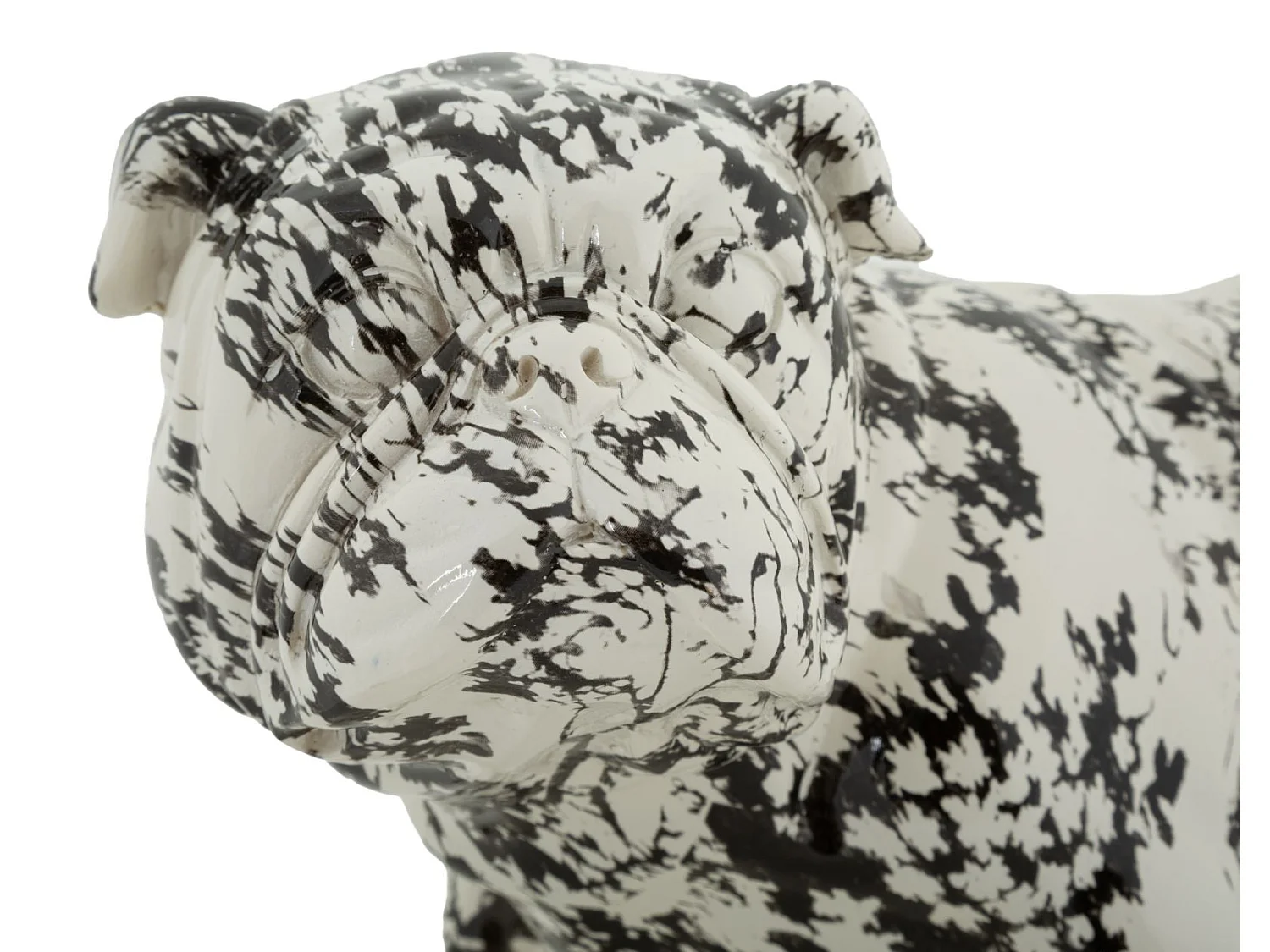 Beeld van een bulldog in oosterse stijl, 38x18,50x21 cm