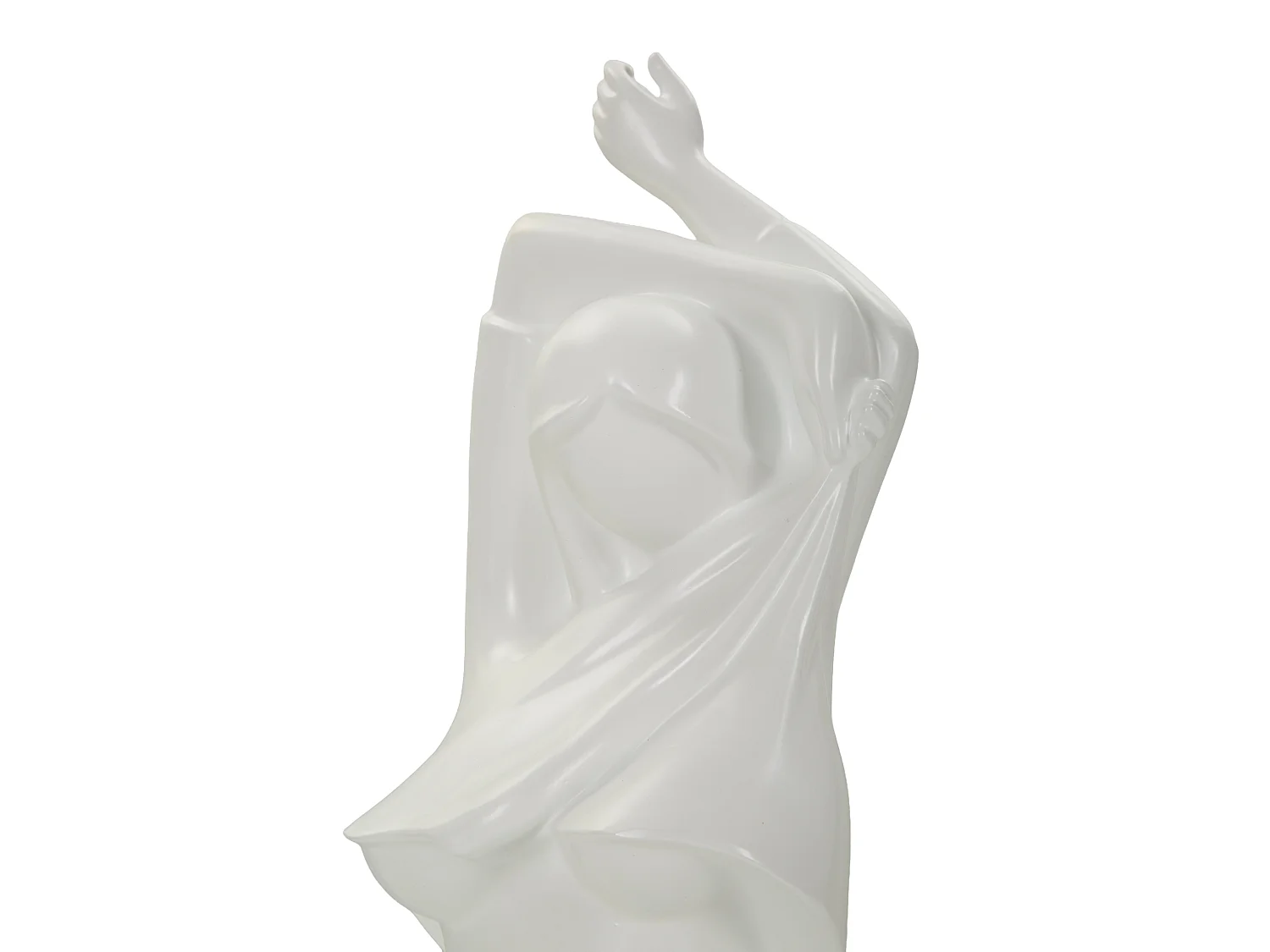 Minimalistische sculptuur van een vrouwelijk figuur, 11x8x29,5 cm