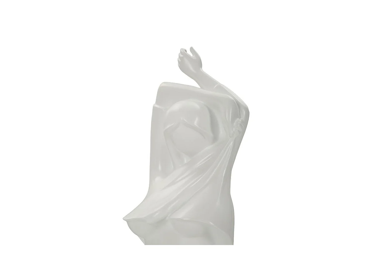 Statuette Silhouette Féminine "Venere" 29cm Blanc