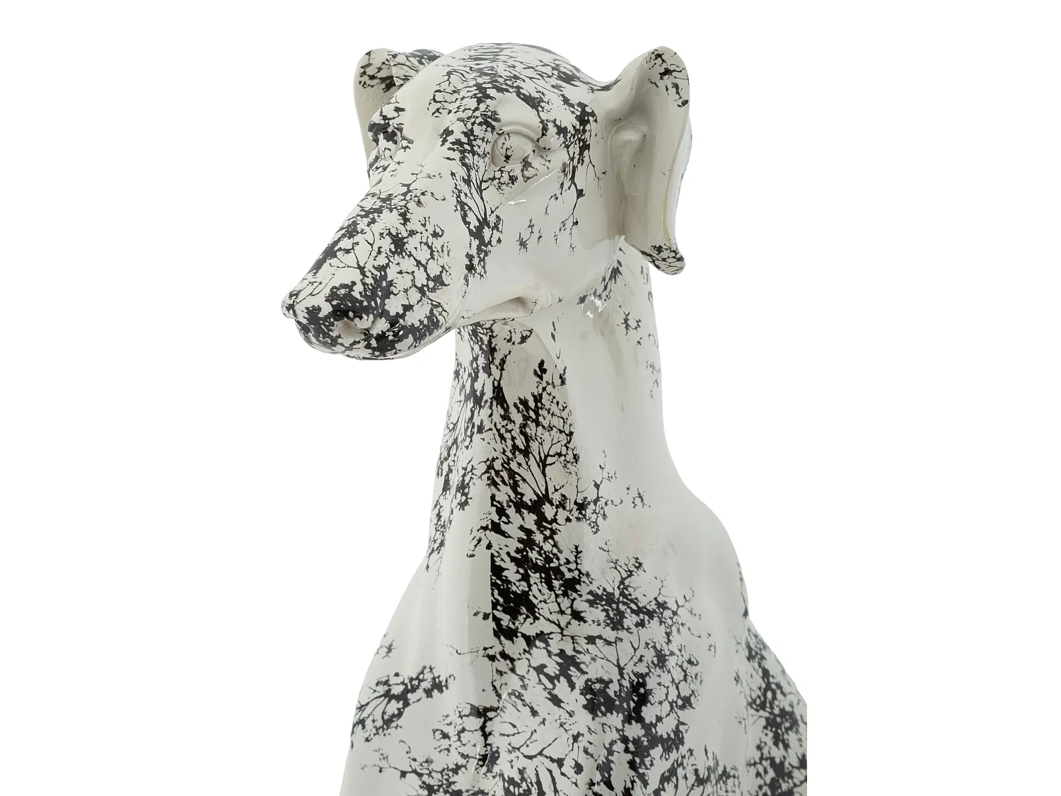 Oosterse sculptuur in de vorm van een hond, 42,5 x 25,5 x 78 cm