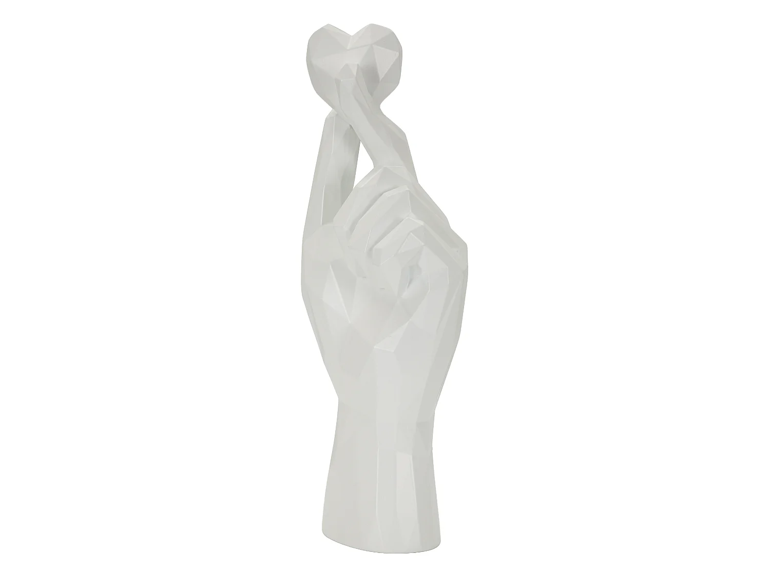 Minimalistische decoratieve hand met gekruiste vingers 9x5,8x22,1 cm