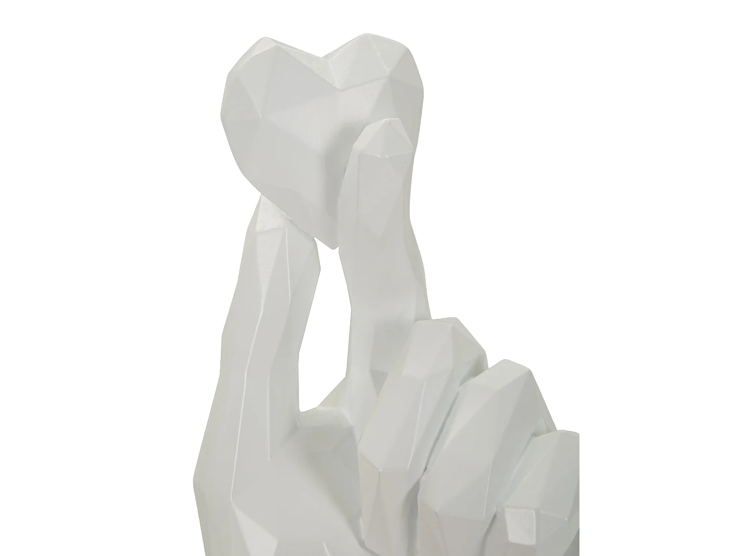 Minimalistische decoratieve hand met gekruiste vingers 9x5,8x22,1 cm