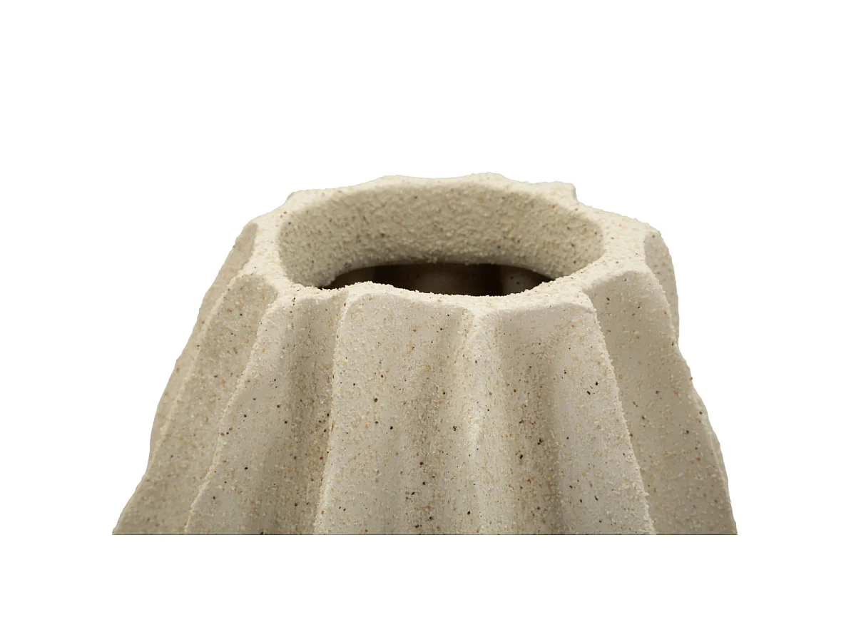 Vase Déco en Résine "Nara" 58cm Sable