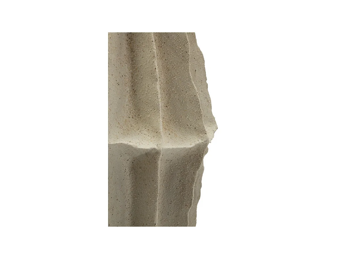Vase Déco en Résine "Nara" 58cm Sable