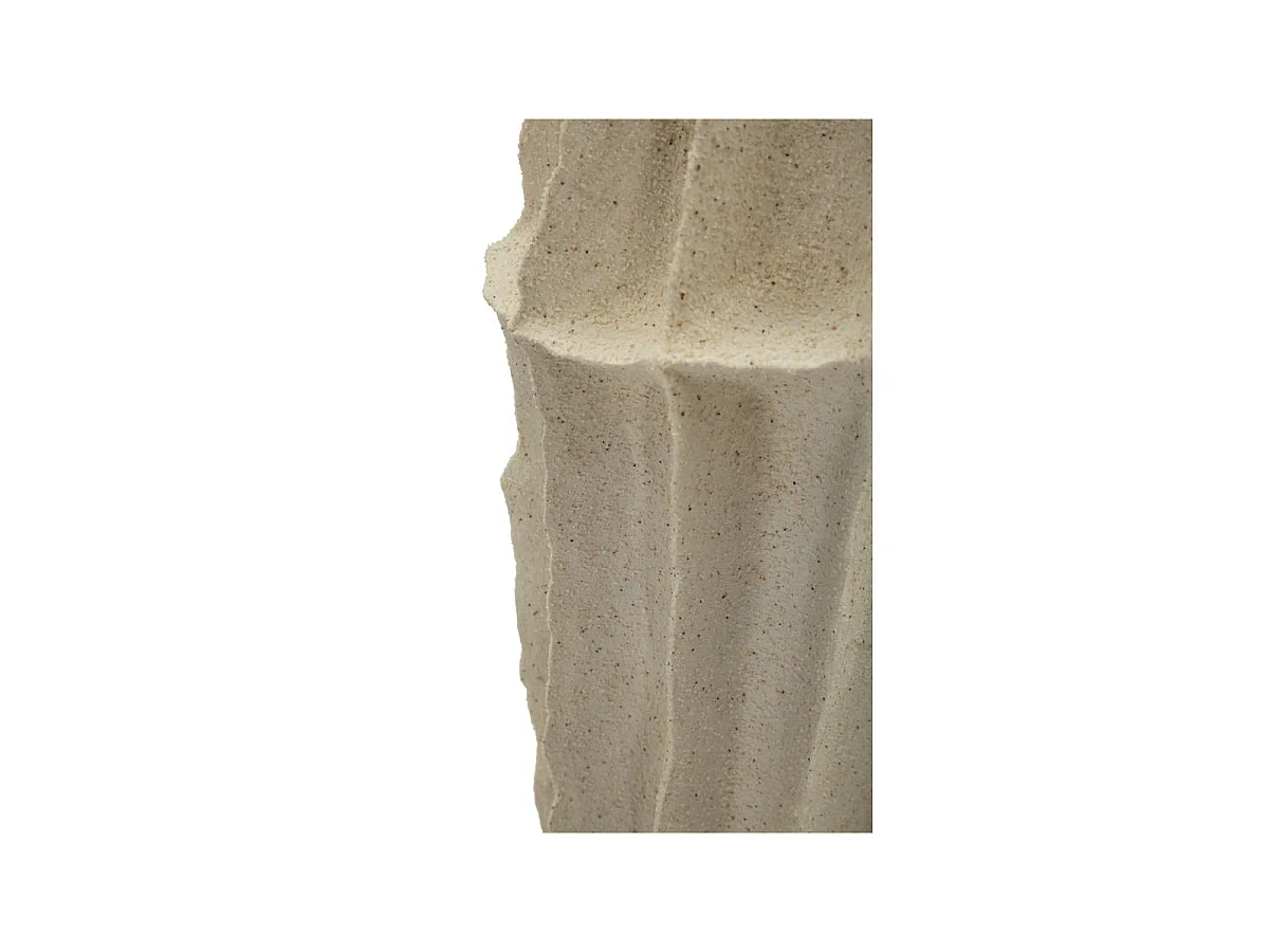 Vase Déco en Résine "Nara" 58cm Sable