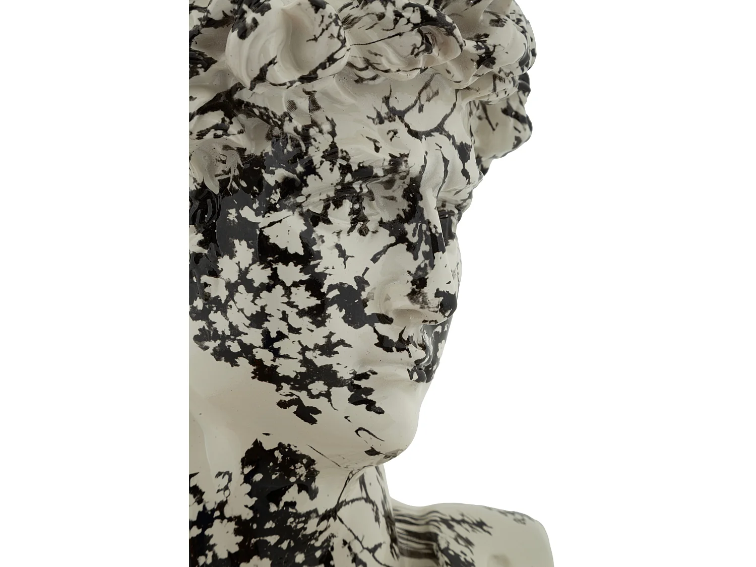 Oosterse sculptuur in de vorm van een hoofd, 18x16x30 cm