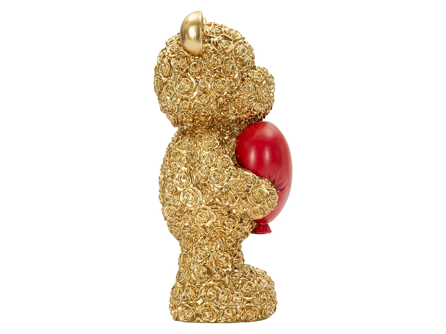 Decoratieve teddybeer met hartje 8,5x7x16