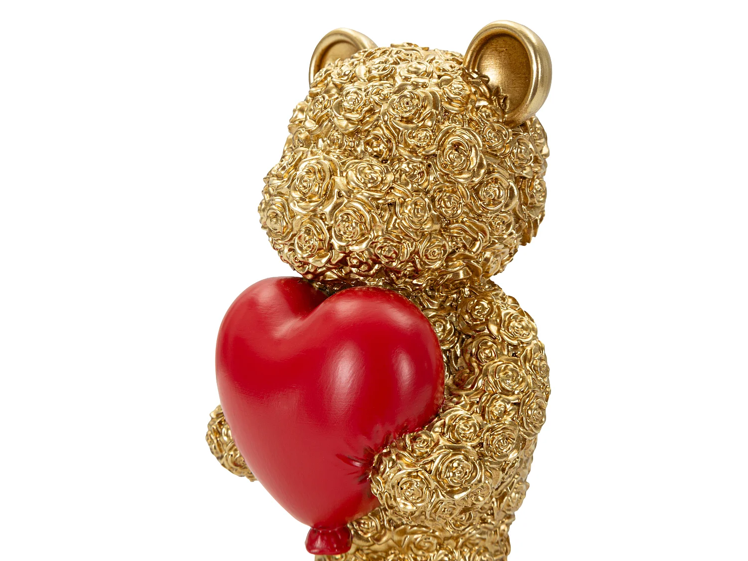 Decoratieve teddybeer met hartje 8,5x7x16
