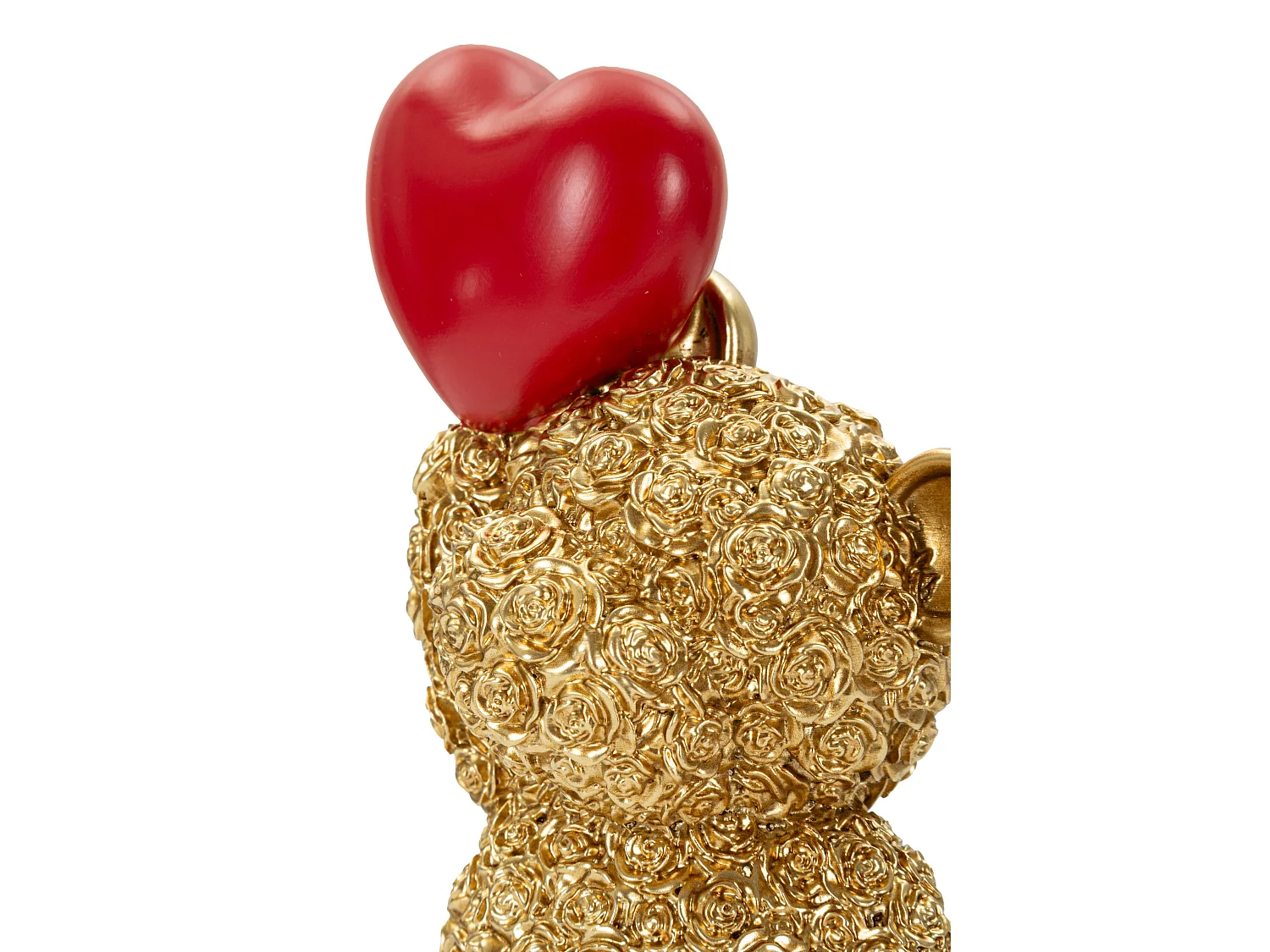 Decoratieve teddybeer met hartje 9x7x18