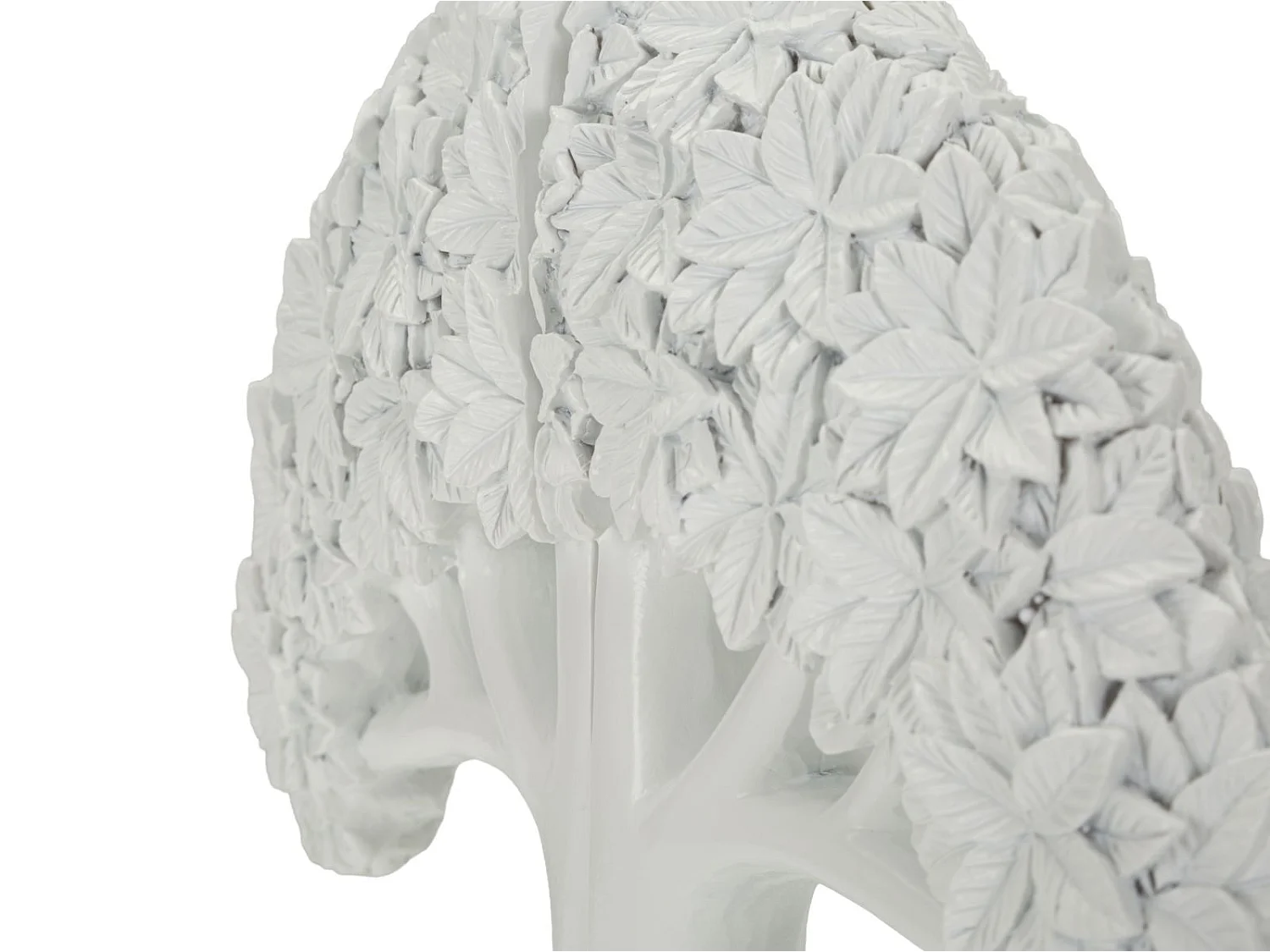 Lot de 2 Serre-Livres Arbre de Vie "Albero" 23cm Blanc