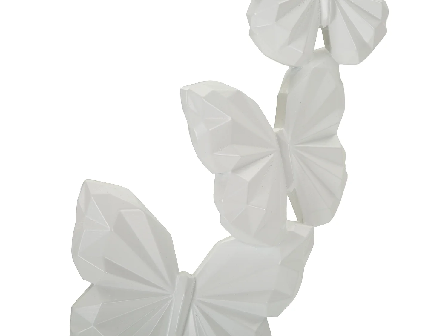 Minimalistische decoratieve vlindersculptuur 12x6x26 cm