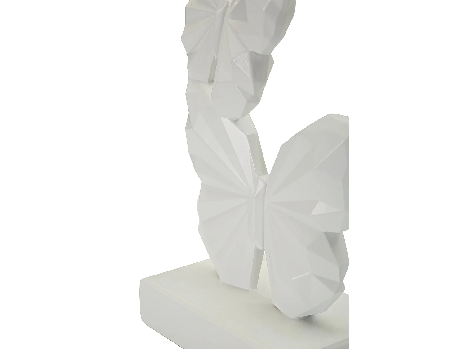 Minimalistische decoratieve vlindersculptuur 12x6x26 cm