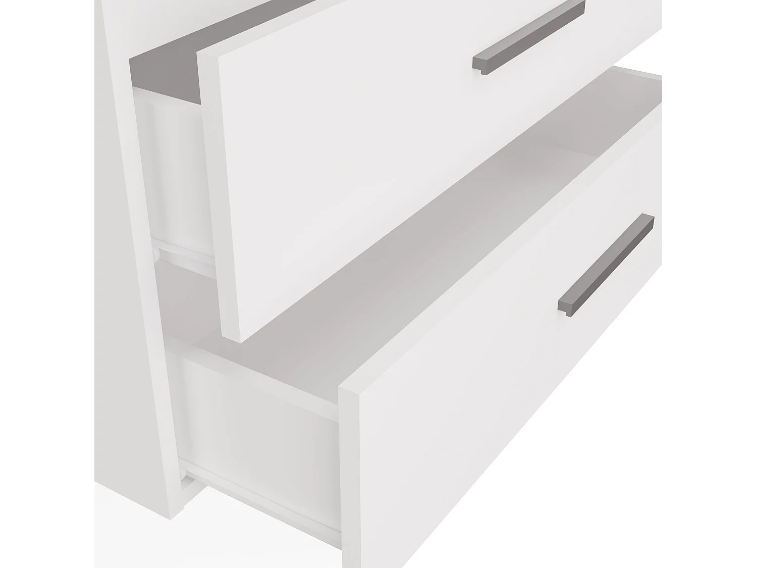 Mobile bagno sospeso 80cm con lavabo d’appoggio bianco MLBT6