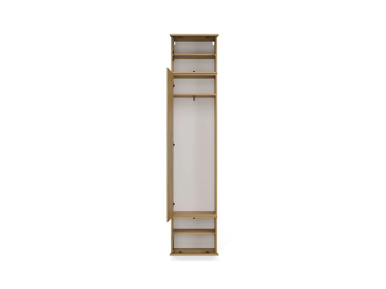 Armadio guardaroba 50x238 cm per ingresso rovere  MIT16
