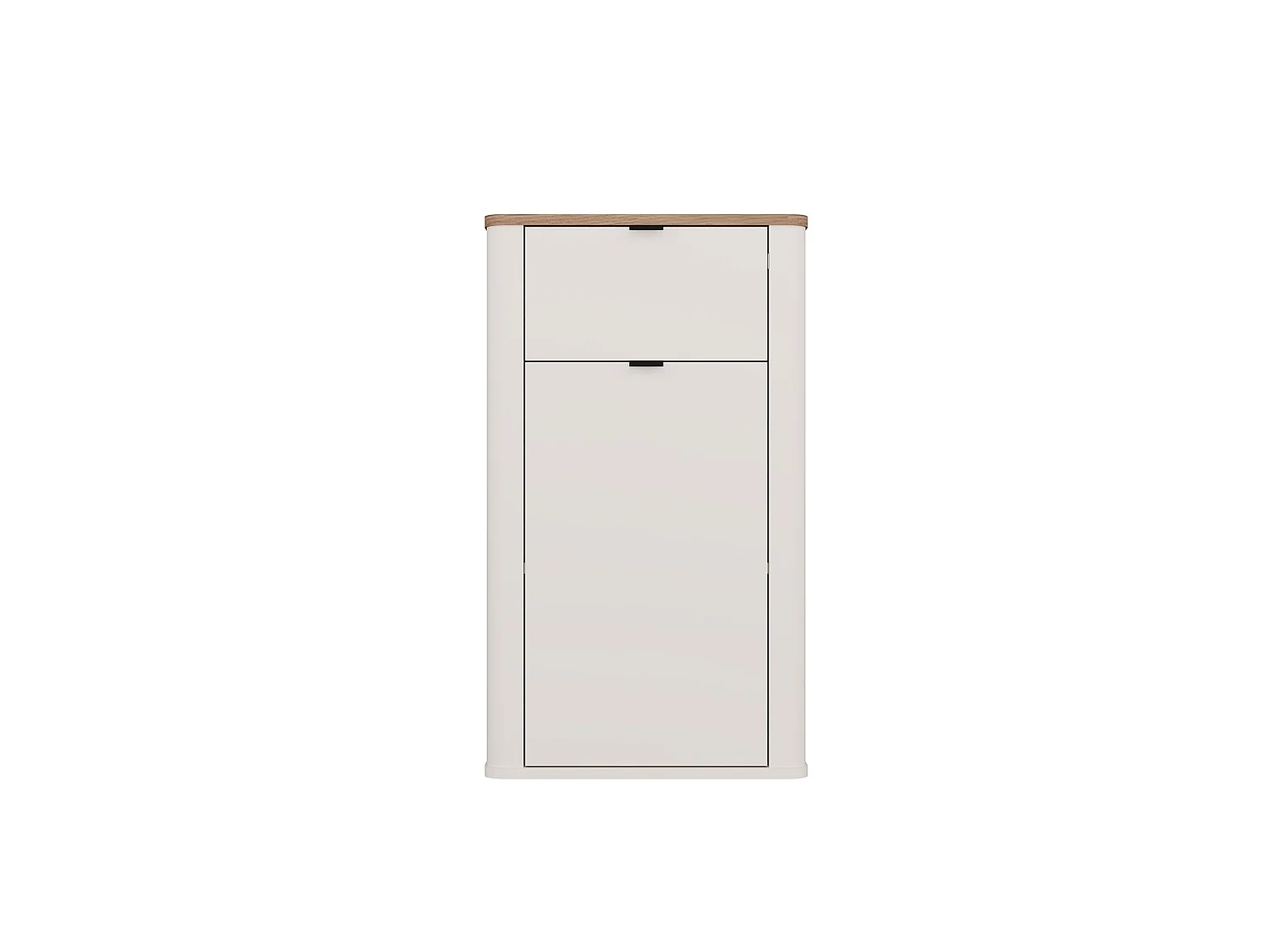 Mobiletto da bagno sospeso 48x83 cm con 2 ante rovere MBT8