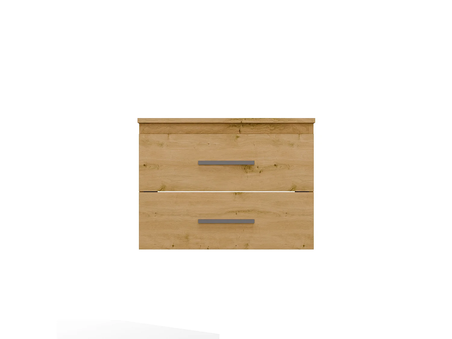 Mobile bagno sospeso 60 cm con 2 cassetti rovere MLBT1