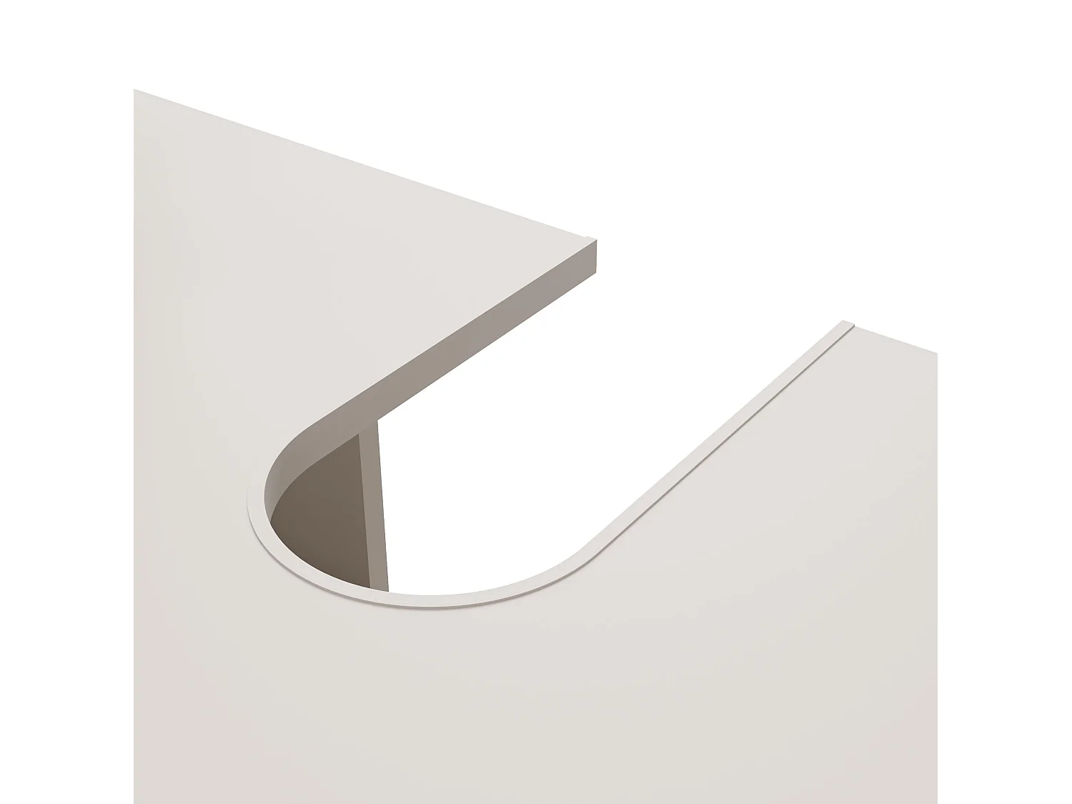 Mobile bagno sospeso 140 cm con anta a ribalta cashmere MLBT3