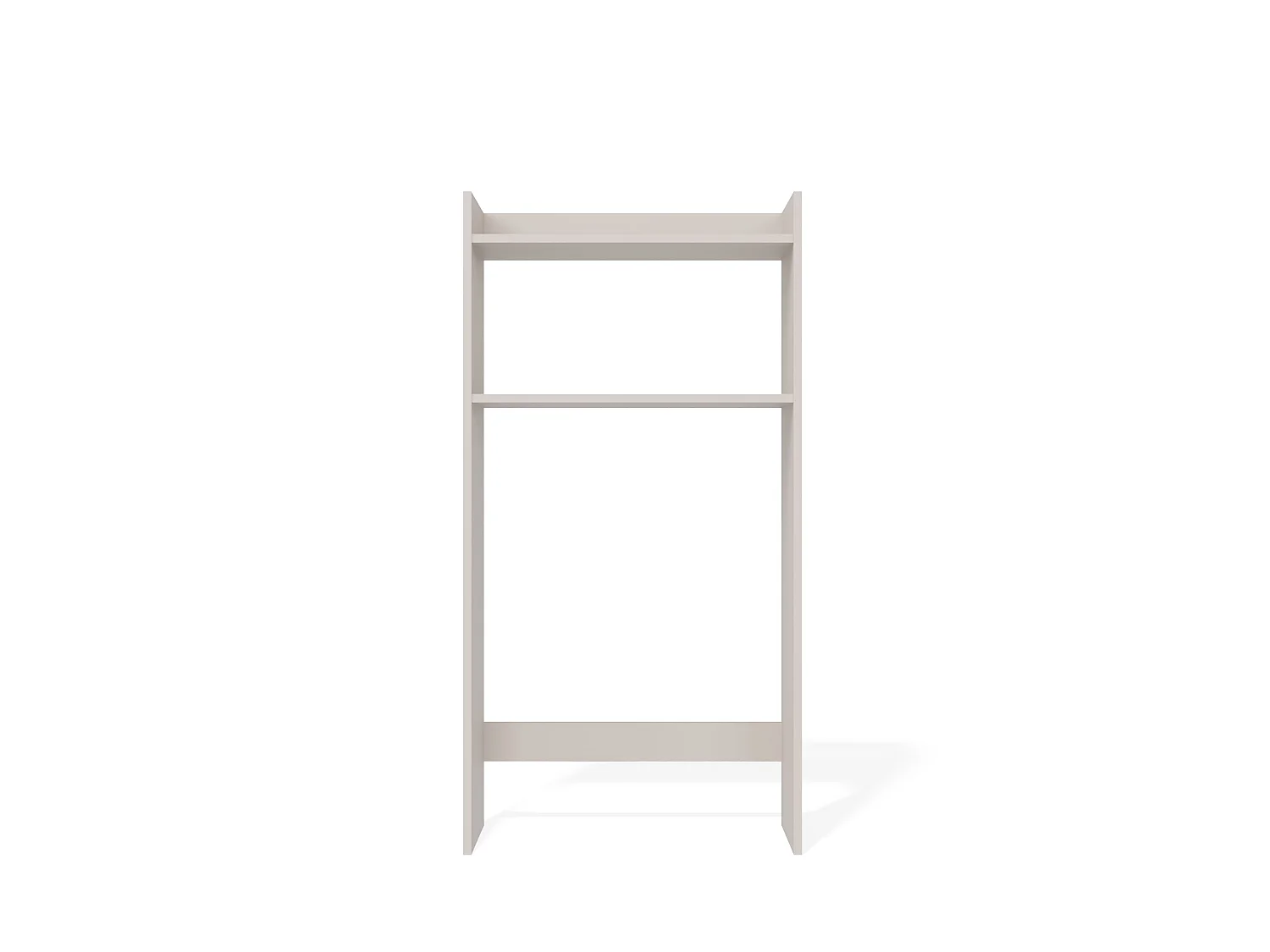 Mobile lavatrice 64x126 cm con 2 ripiani cashmere MLT6