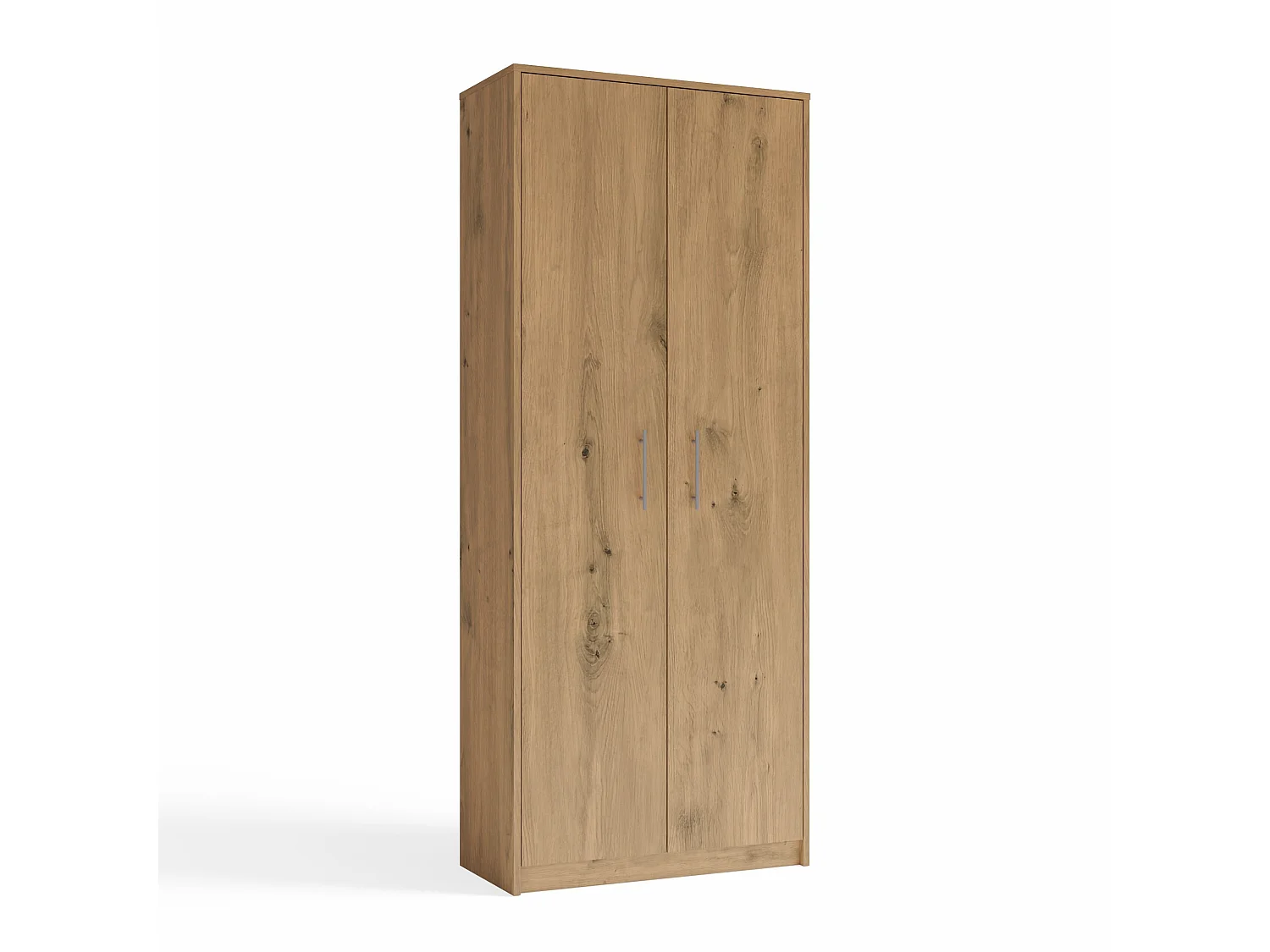 Armadio ufficio moderno 74x180x35 cm rovere AT1