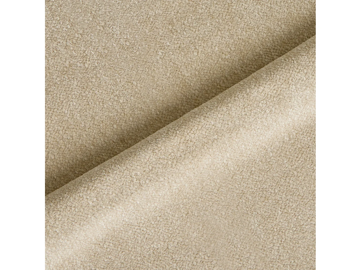 Lot de 2 chaises LAUREN en velours texturé beige