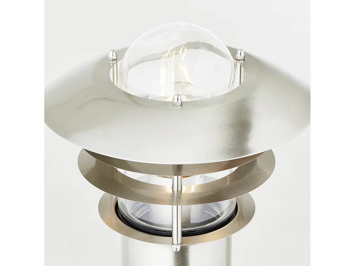 Potelet extérieur TERRENCE H90cm - BRILLIANT - Acier - 1 ampoule E27 requise
